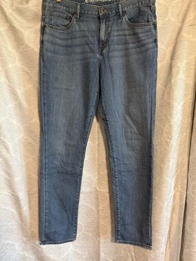 Eddie Bauer Women's Boyfriend Midrise Slim Jeans - Medium Blue